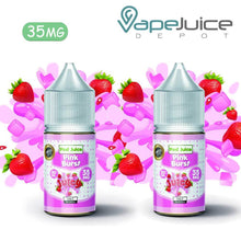 Load image into Gallery viewer, Pod Juice Pink Burst Nicotine Salt e-Liquid 15/30ml