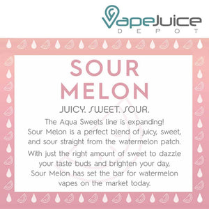 AQUA Salts Fresh SWELL Sour Melon eLiquid 30ml