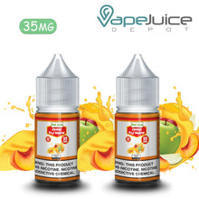 Load image into Gallery viewer, Pod Juice Strawberry Apple Nectarine Nicotine Salt 15/30ml

